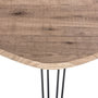 Voir la diapositive 3 : ATMOSPHERA Table d'appoint design Neile - L. 69 x H. 60 cm - Noir