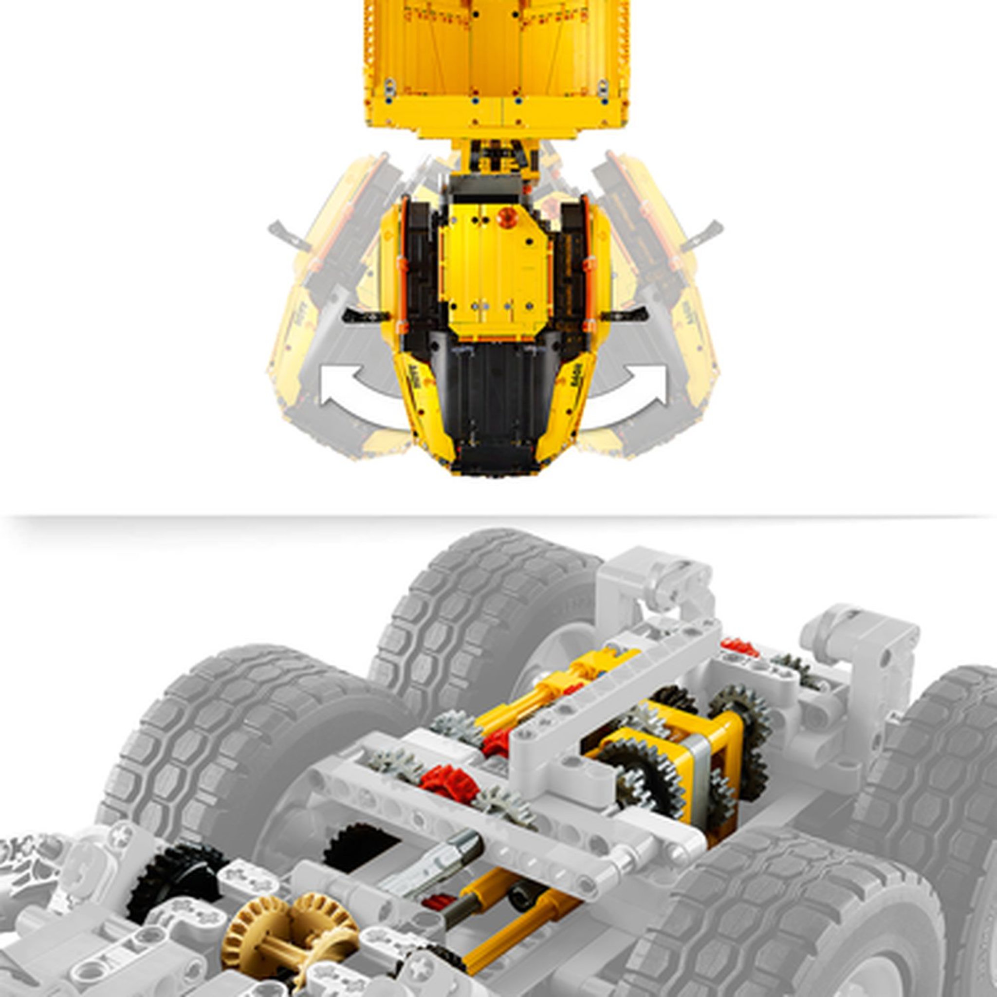 Voir la diapositive 6 : LEGO Technic 42114 - Le tombereau articulé Volvo 6x6
