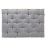 VIDAXL Coussin de canape palette Anthracite 120x80x10 cm