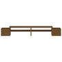 Voir la diapositive 5 : VIDAXL Support de moniteur Marron miel 100x27,5x15 cm Bois pin solide