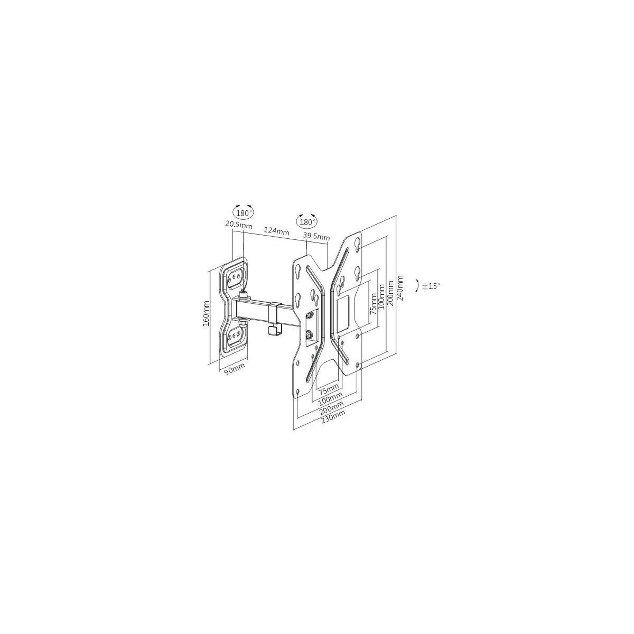 Voir la diapositive 3 : LINK Link accessori lkbr02 support pour téléviseur 106,7 cm (42 ) noir