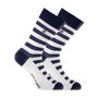 Voir la diapositive 3 : SERGE BLANCO Lot de 6 paires de chaussettes de ville Serge Blanco Marin