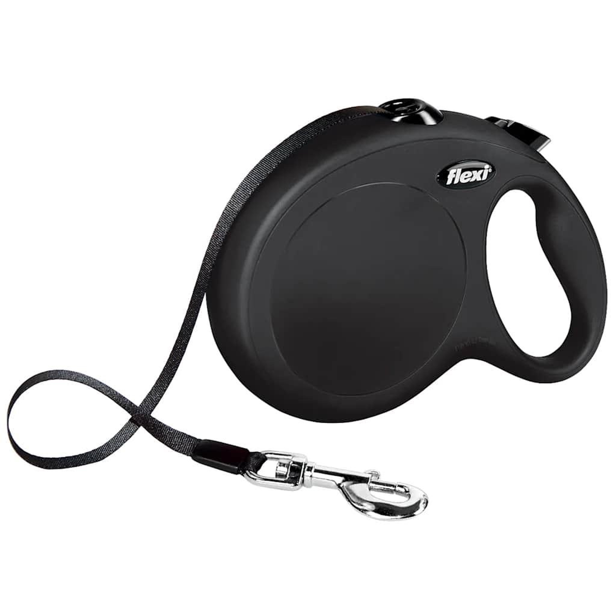 Voir la diapositive 2 : Flexi Flexi Laisse en ruban  New Classic  8 m noir