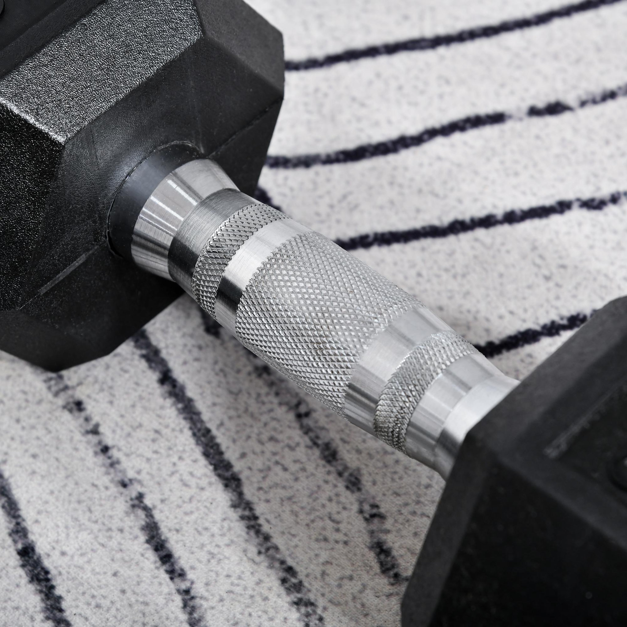 Voir la diapositive 6 : HOMCOM Ensemble d'haltères courtes total 20 kg - entraînement musculaire & haltérophilie - acier caoutchouc noir