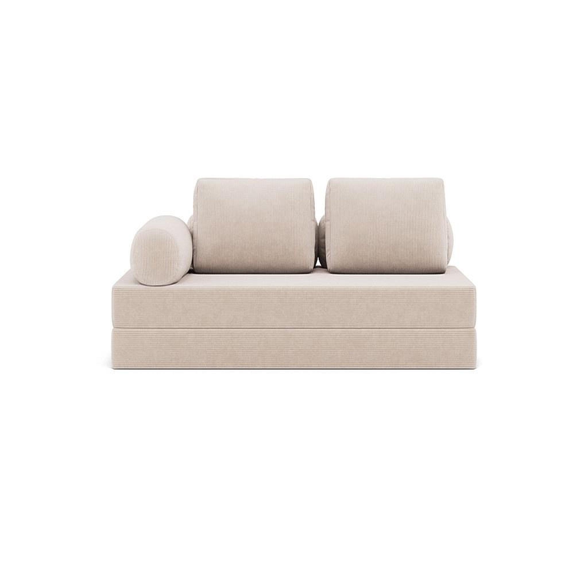 Voir la diapositive 1 : LISA DESIGN Lonny - canapé 3 places convertible en velours côtelé