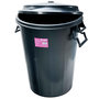 Voir la diapositive 2 : Gsc Poubelle de jardin 100L avec couvercle