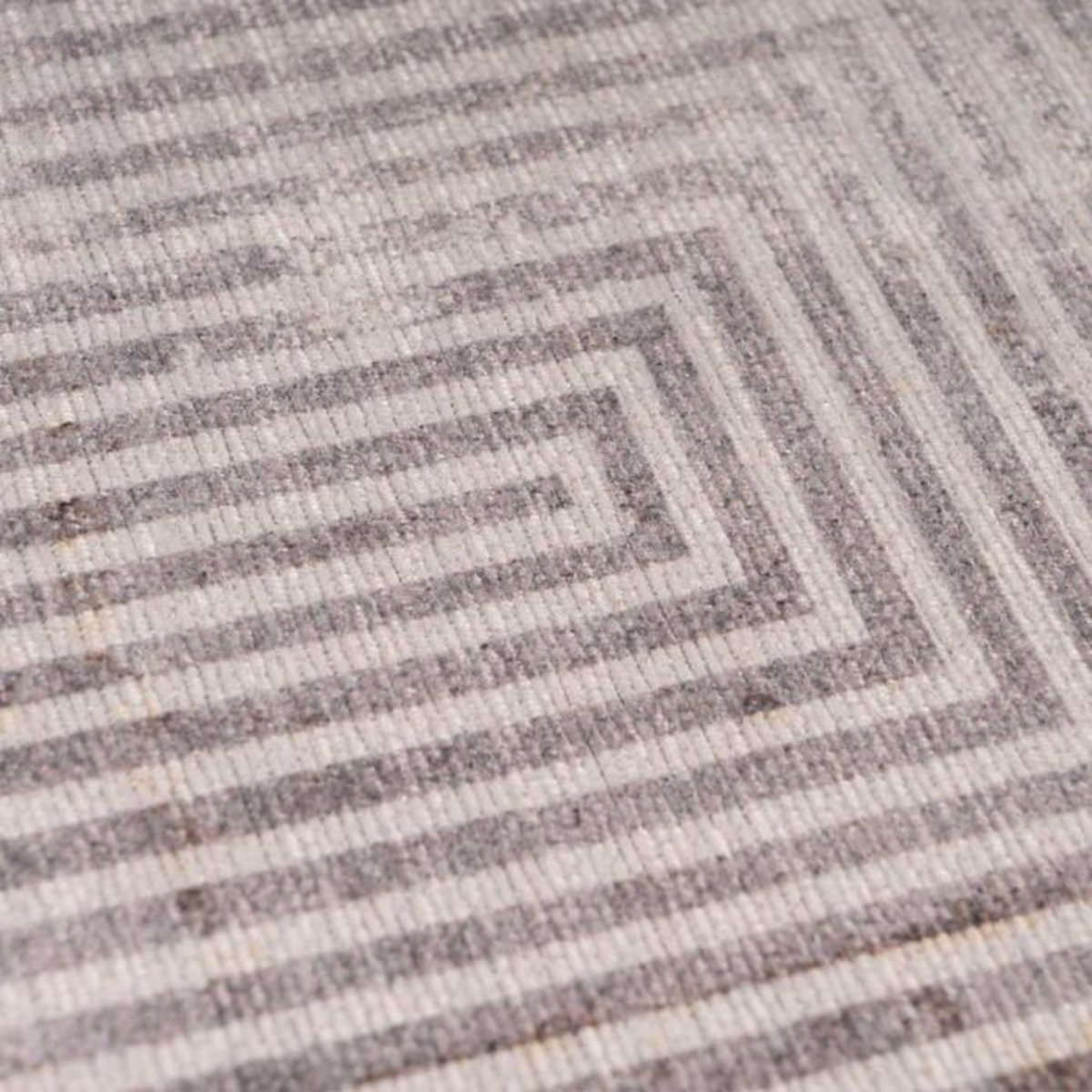 Paris Prix Tapis Tissé Imprimé à Poils Plats  Maya VI  Gris