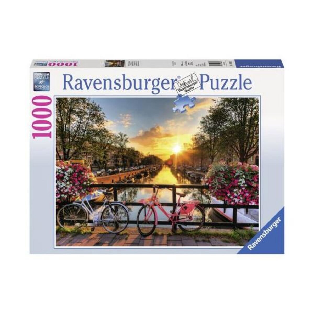 RAVENSBURGER Puzzle 1000 pièces Ravensburger Vélos à Amsterdam