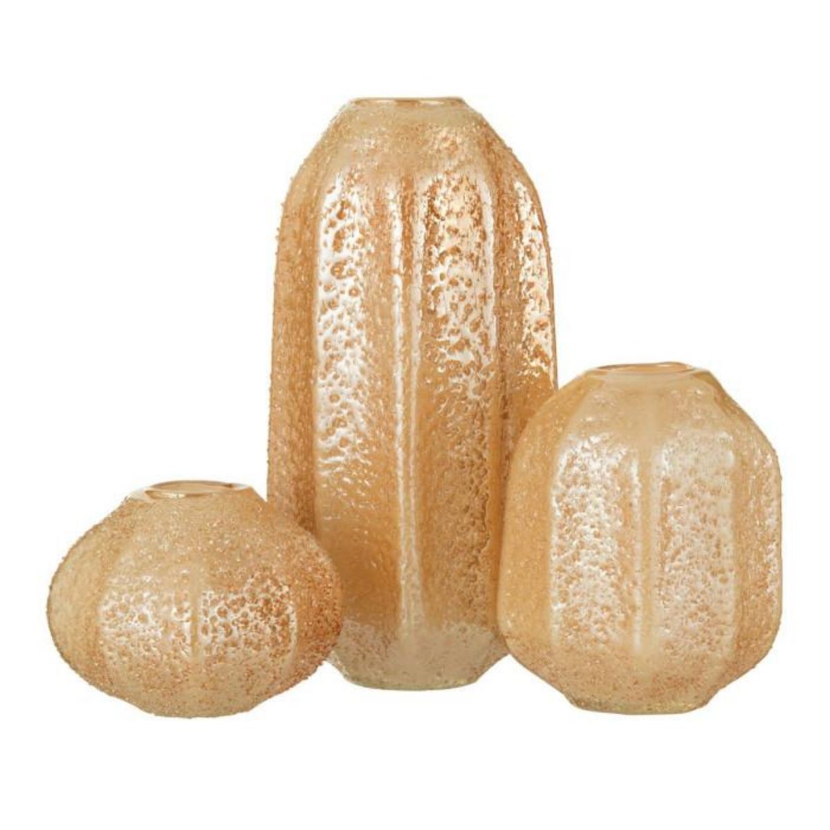 Paris Prix Vase Design en Verre  Corail  21cm Orange