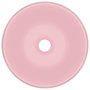 Voir la diapositive 3 : VIDAXL Lavabo rond de luxe Rose mat 40x15 cm Ceramique