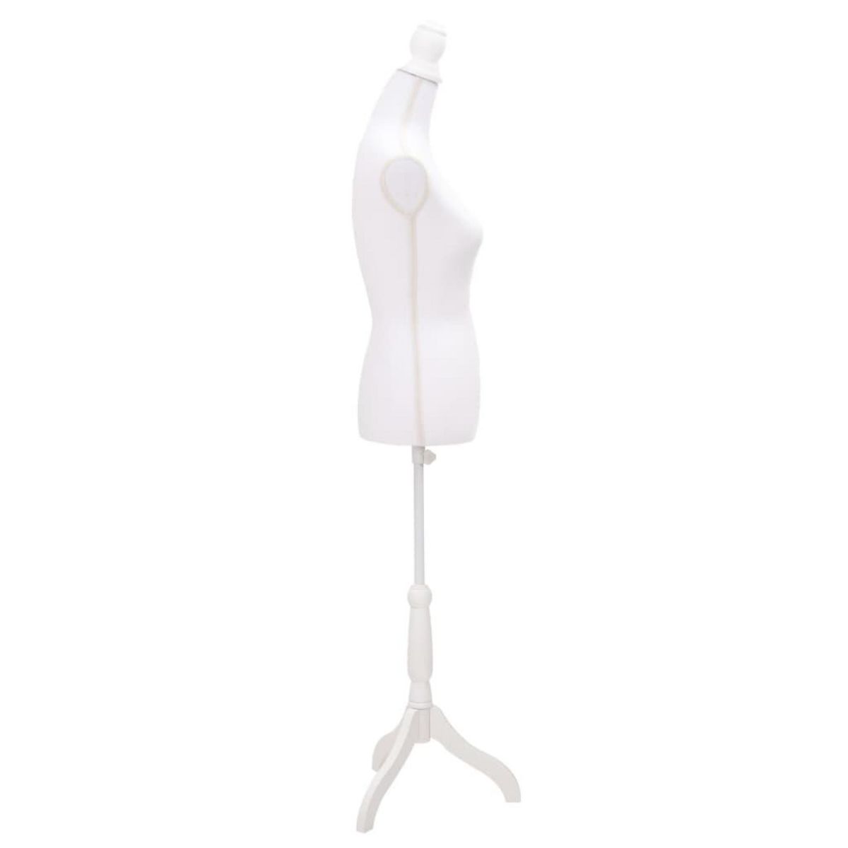 VIDAXL Buste de presentation Femme Blanc
