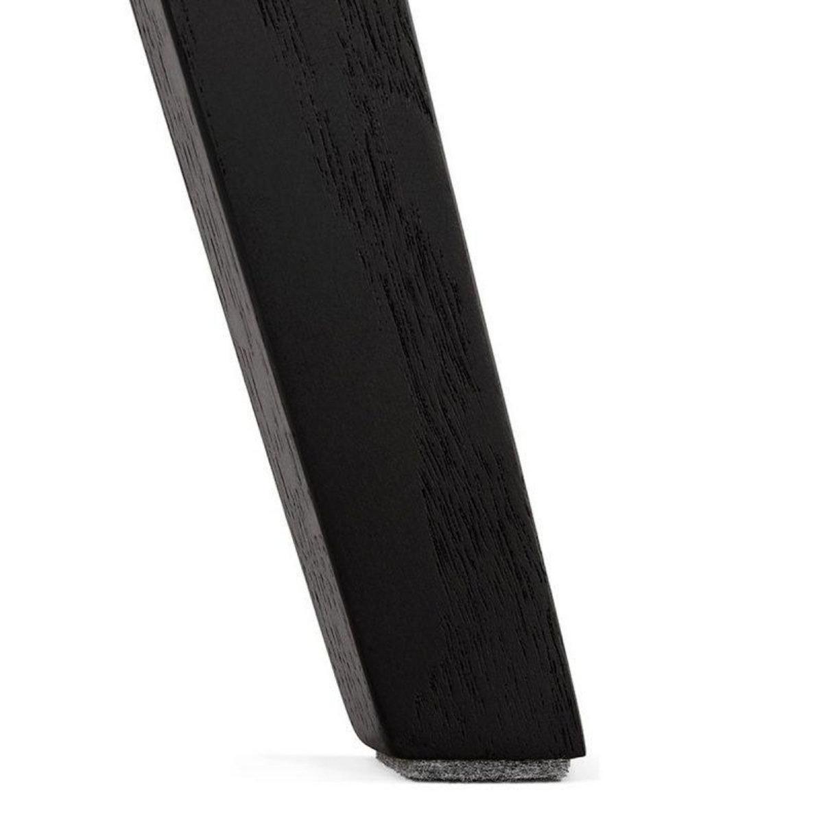 Paris Prix Chaise Design Velours & Bois  Pady  85cm Noir
