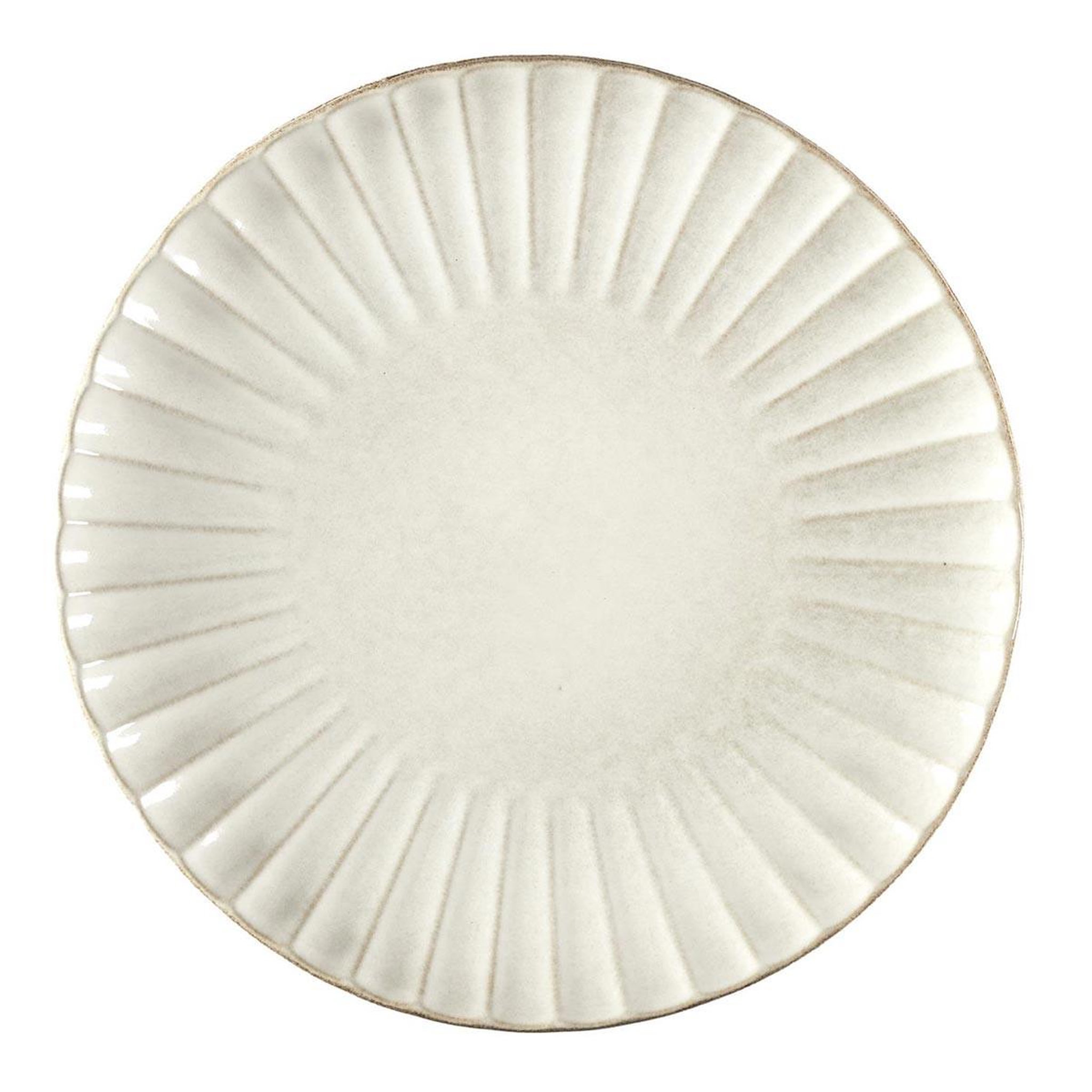 The Home Deco Factory Assiette de présentation  vlora  32cm beige