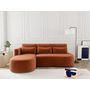 Voir la diapositive 1 : LISA DESIGN Mahina - canapé d'angle gauche 4 places convertible avec coffre en velours côtelé