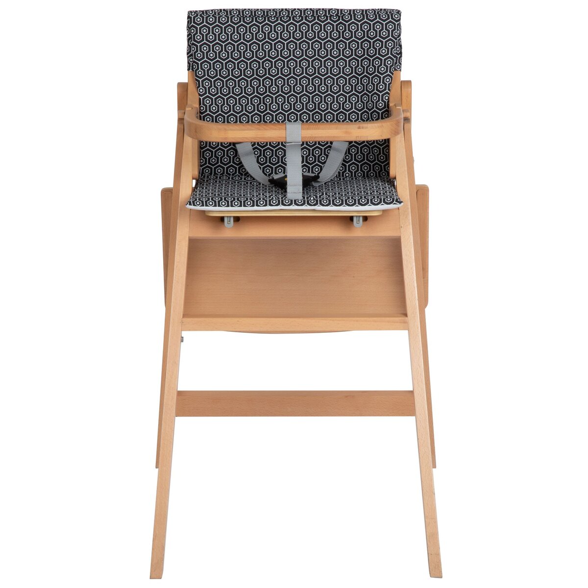 SAFETY FIRST Chaise haute ultra pliante Nordik + coussin géométrique