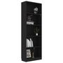 Voir la diapositive 3 : VIDAXL Bibliotheque a 5 niveaux Noir 60x24x175 cm Bois d'ingenierie