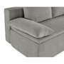 Voir la diapositive 6 : BEST MOBILIER Kurt - canapé 3 places convertible avec coffre en velours texturé