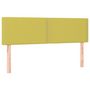 Voir la diapositive 2 : VIDAXL Tetes de lit 2 pcs Vert 72x5x78/88 cm Tissu