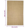 Voir la diapositive 6 : VIDAXL Tapis en sisal pour griffoir 66x100 cm