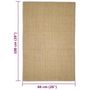 Voir la diapositive 6 : VIDAXL Tapis en sisal pour griffoir 66x100 cm