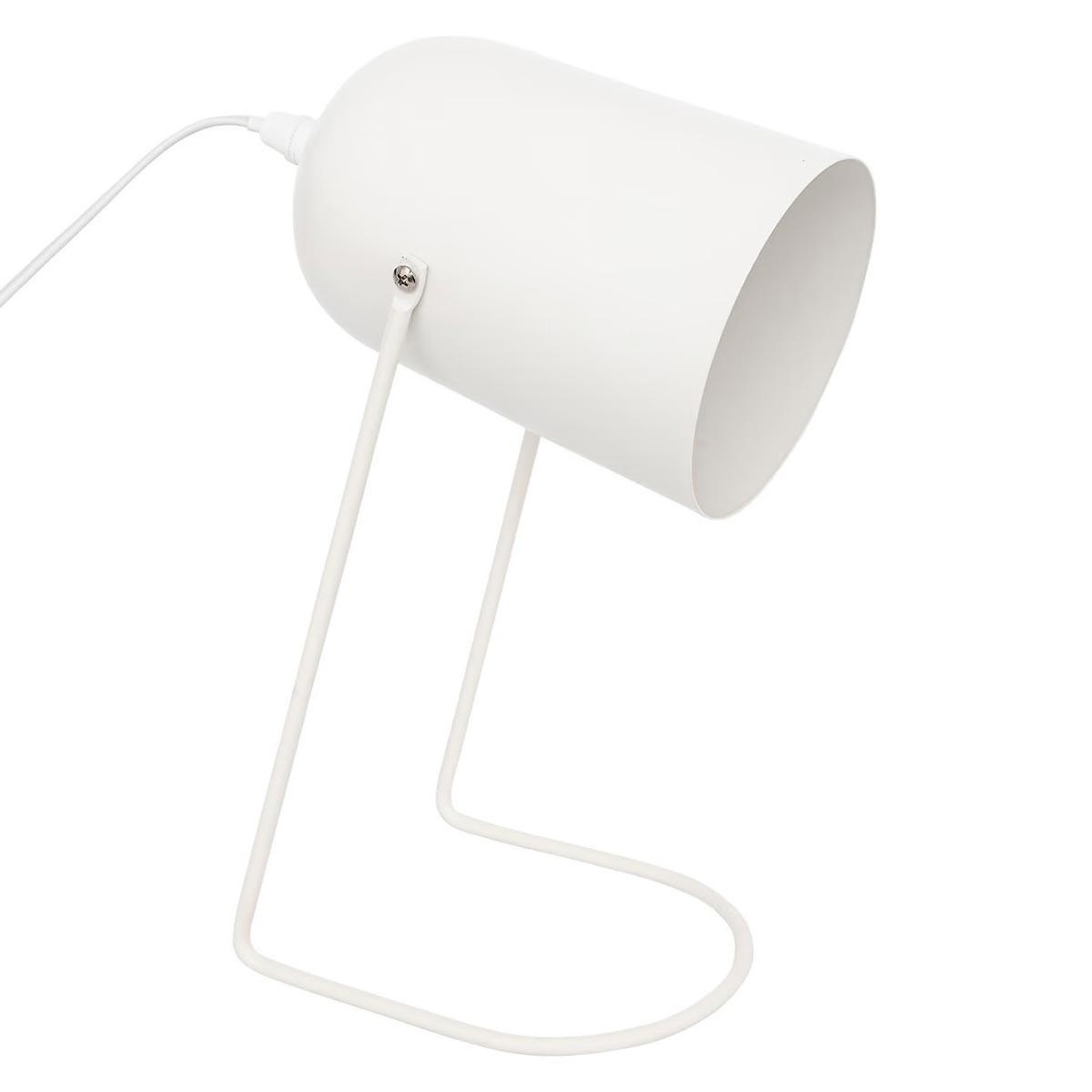 ATMOSPHERA Lampe à poser en métal  faro  30cm blanc