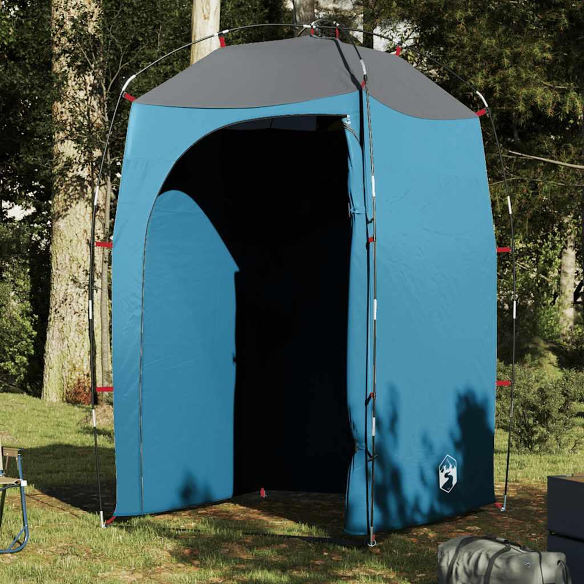 VIDAXL Tente de douche bleu impermeable