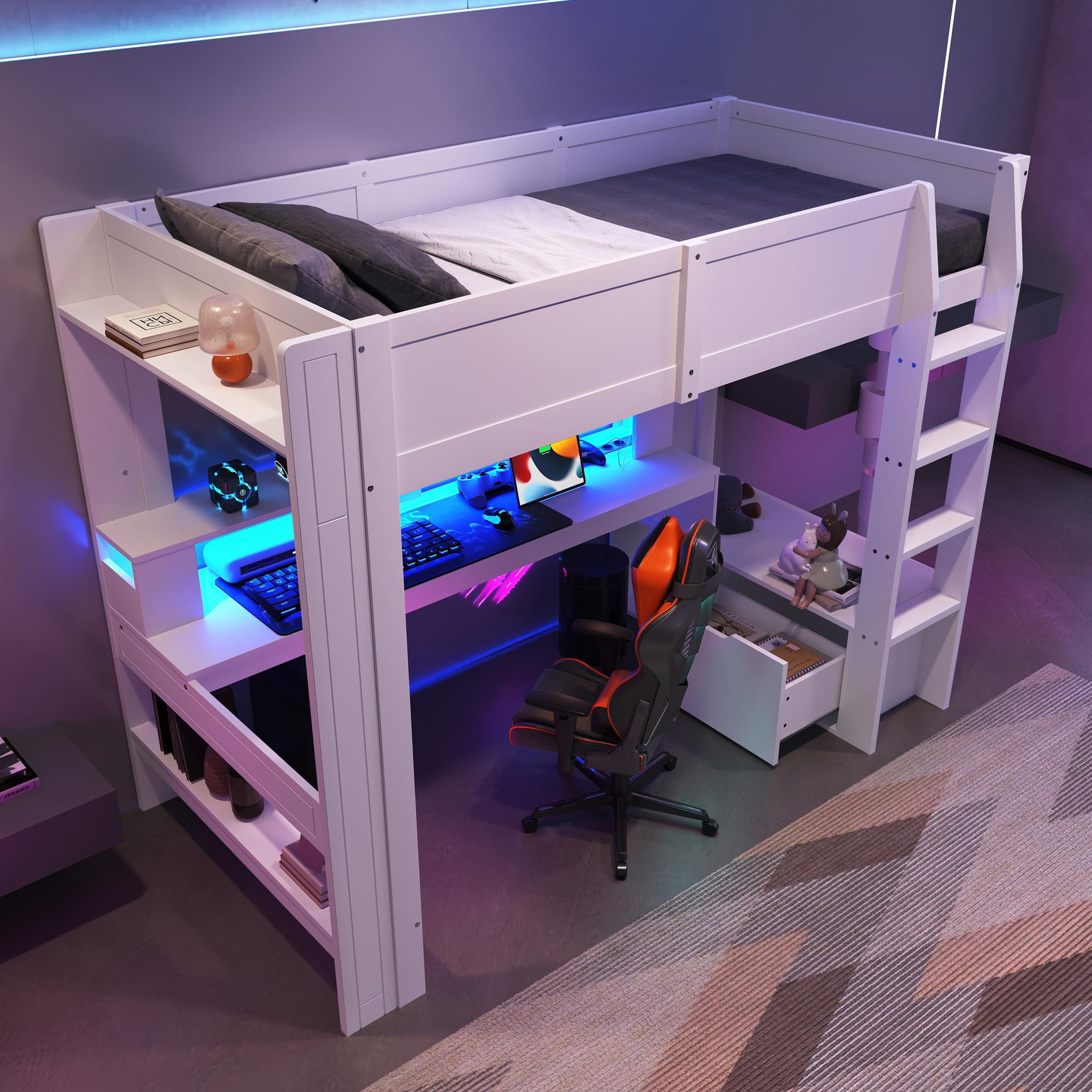Voir la diapositive 5 : MERAX Lit mezzanine