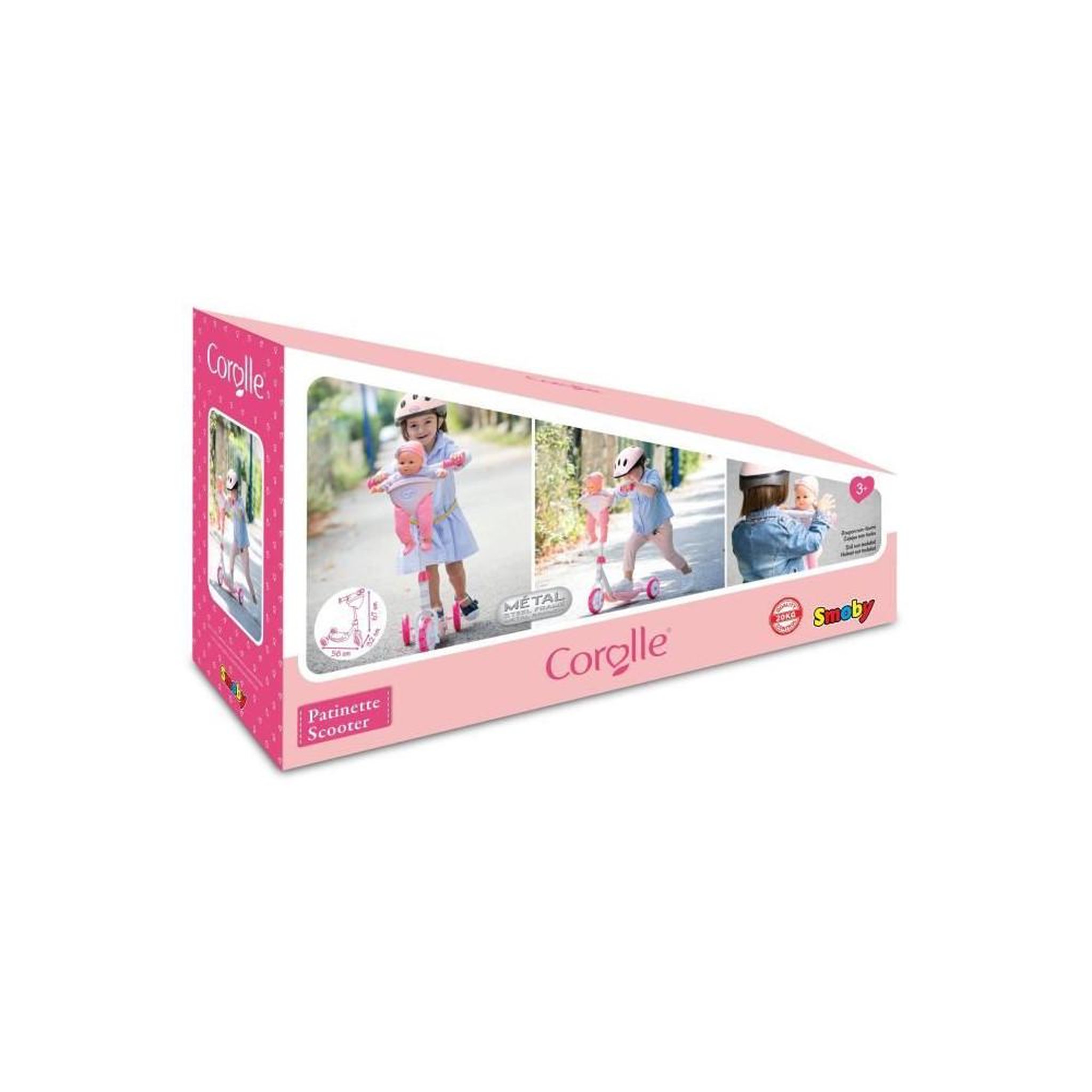 Voir la diapositive 4 : SMOBY SMOBY Corolle Patinette 3Rdes 3 ans
