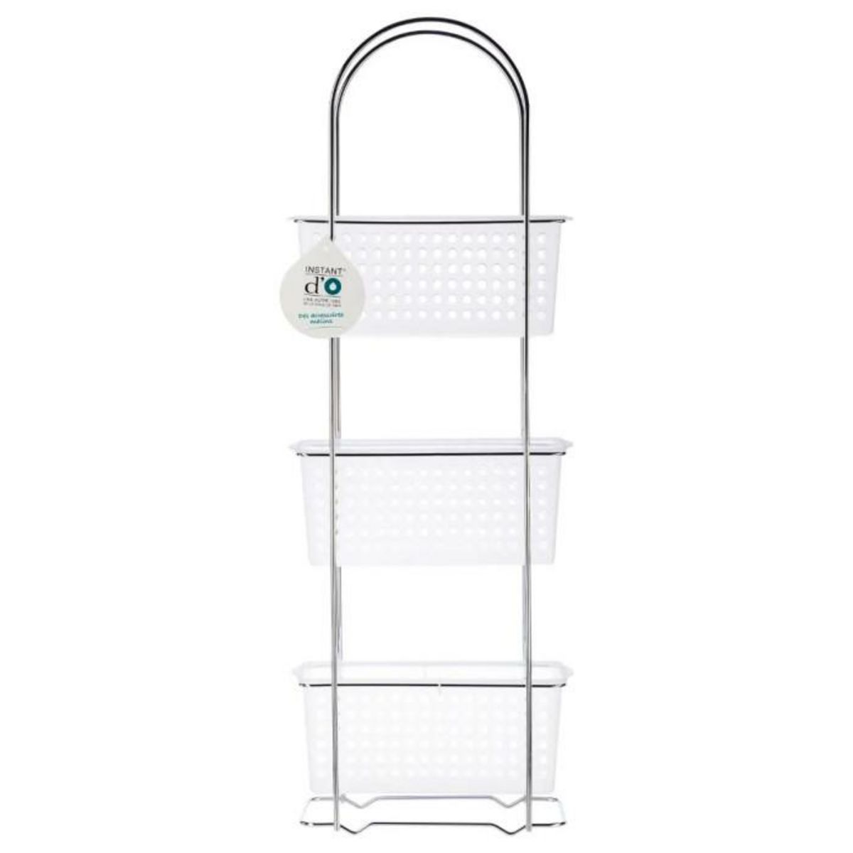 FIVE Étagère en Métal  3 Paniers  84cm Argent