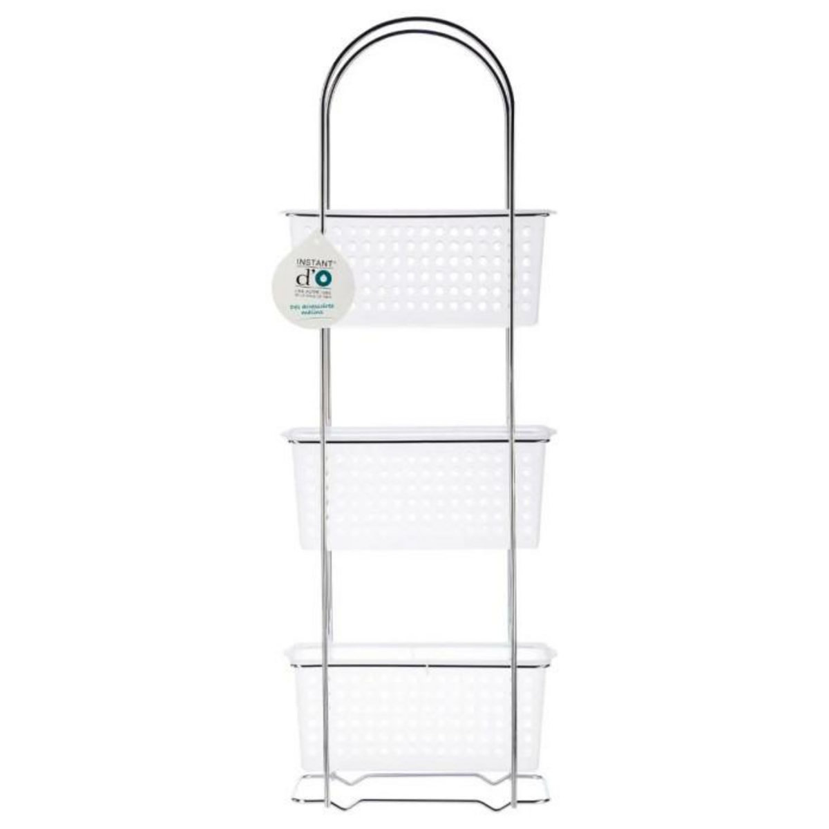 FIVE Étagère en Métal  3 Paniers  84cm Argent