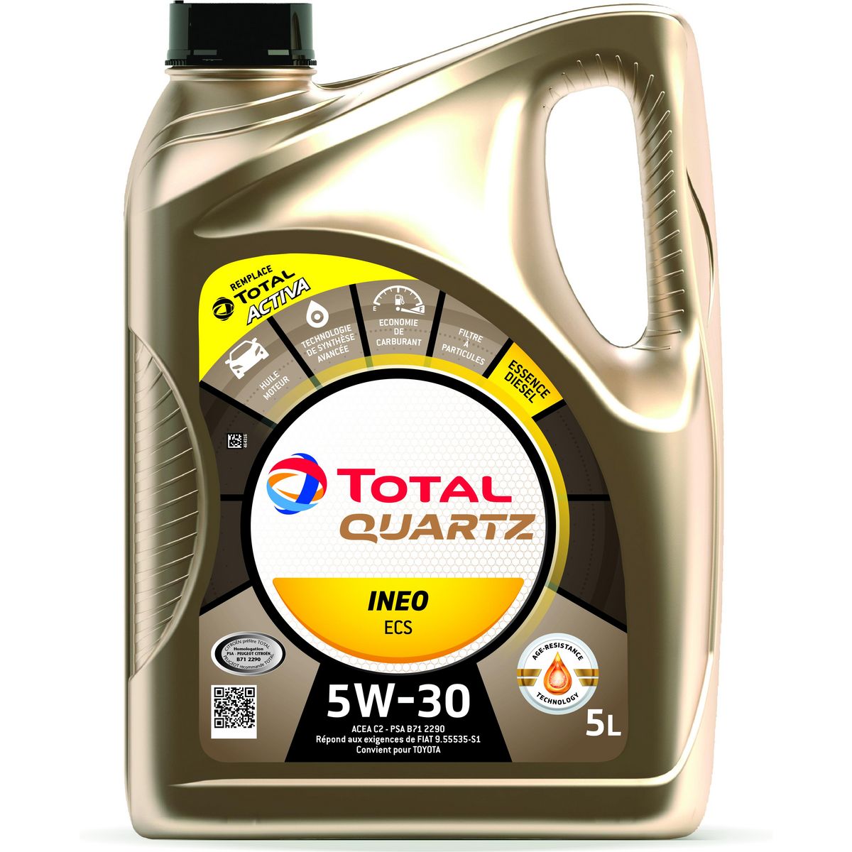 TotalEnergies Huile moteur Quartz Ineo ECS 5W-30