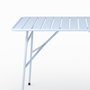 Voir la diapositive 5 : Rendez vous déco Table et chaises de jardin pliantes 4 personnes en métal bleu-Yumi