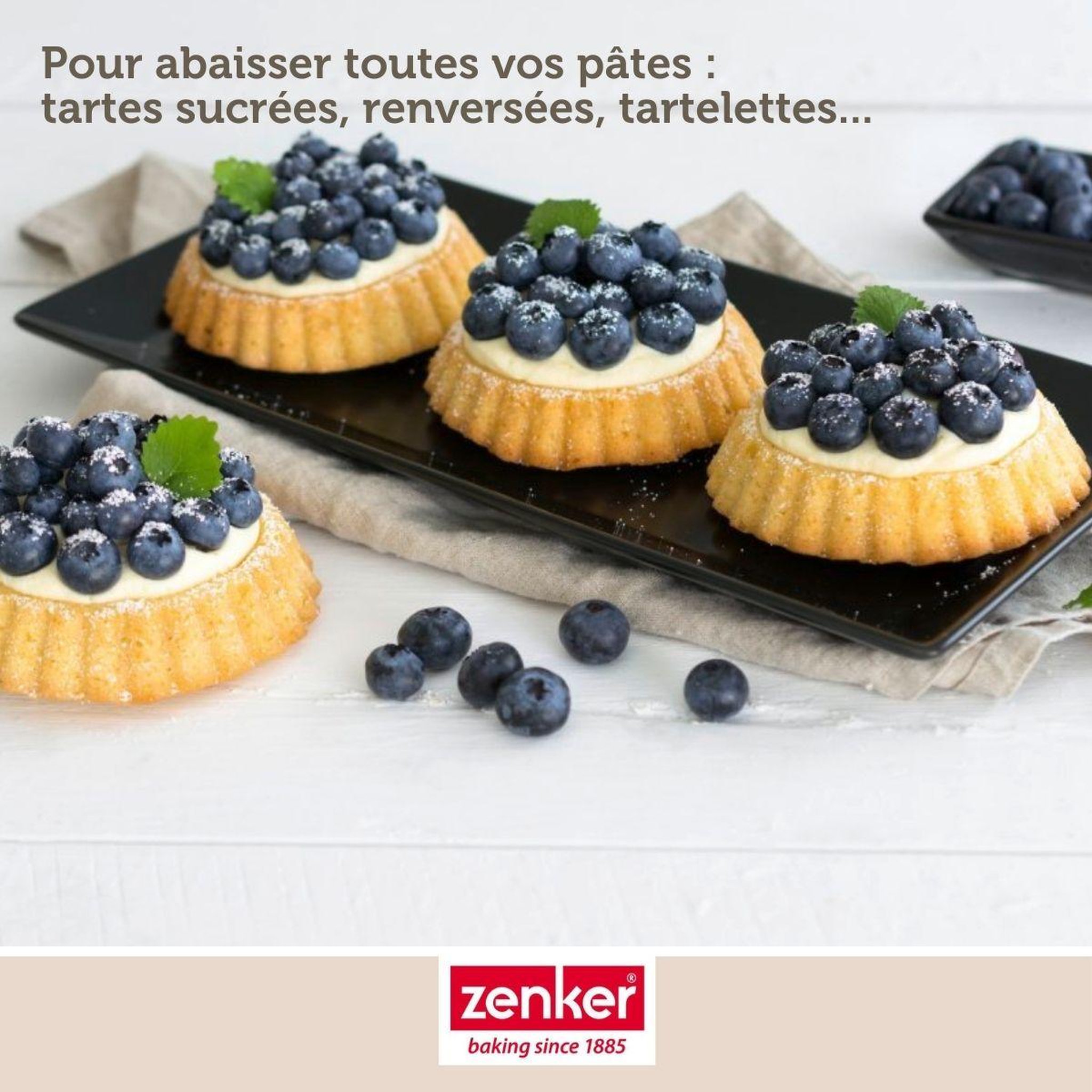 Voir la diapositive 5 : ZENKER Rouleau à pâtisserie en bois certifié fsc 35 cm zenker smart pastry
