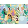 CLEMENTONI Puzzle 104 pièces : Glitter : Princesses Disney
