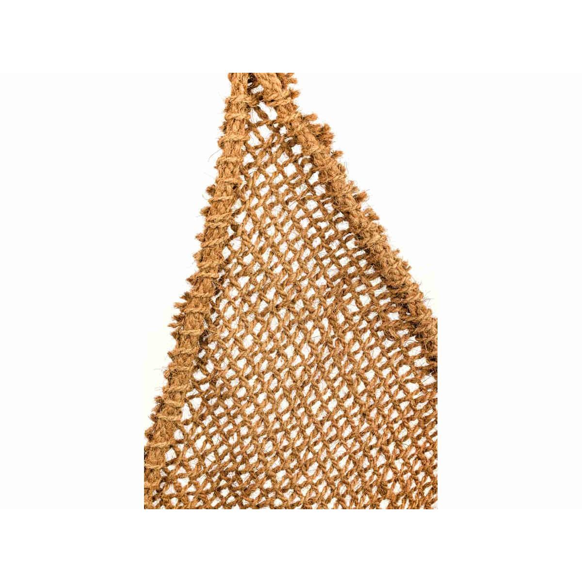 Jardiline Ombrière naturelle en fibres de coco Triangulaire 3,50 m - Jardiline