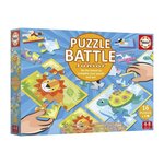 EDUCA Puzzle - EDUCA - Battle Jr Animals - 16 puzzles - 9 pieces par puzzle - Pour enfants a partir de 4 ans