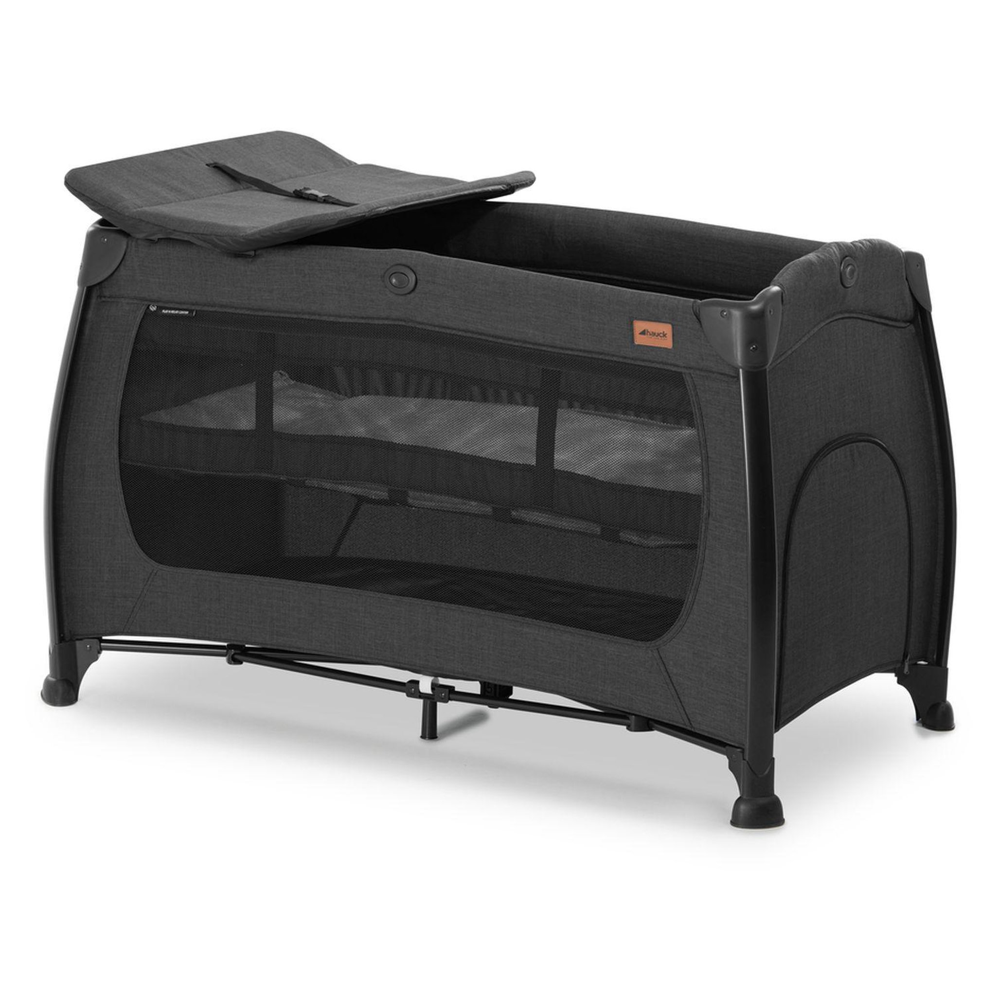 Voir la diapositive 1 : HAUCK Lit parapluie Play N Relax Center CHARCOAL