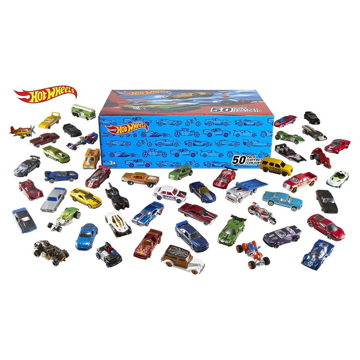 HOT WHEELS Coffret de 50 voitures Hot wheels 