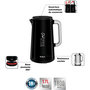 Voir la diapositive 3 : TEFAL Bouilloire à température réglable KO850810 écran digital sélection temp