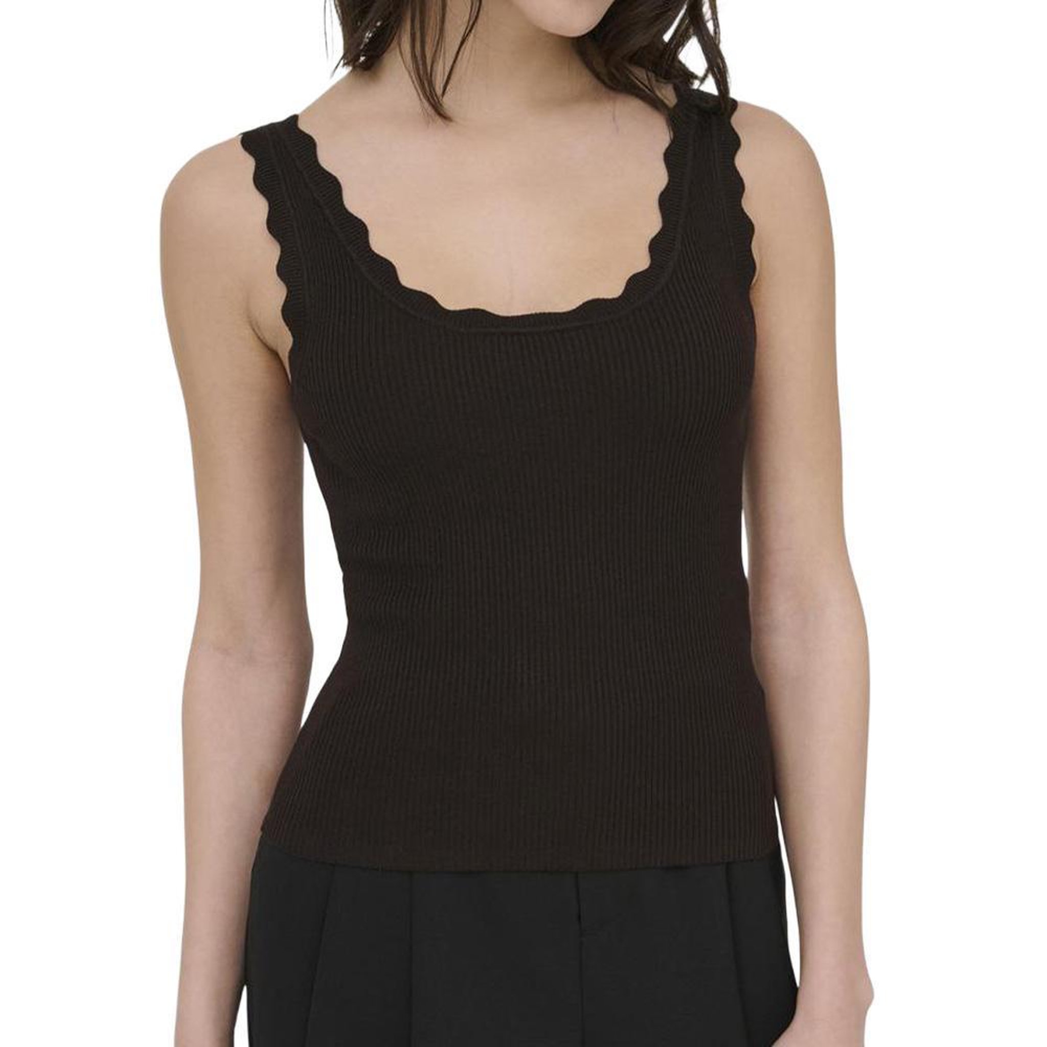 JACQUELINE DE YONG Débardeur Noir Femme JDY Nannas. Coloris disponibles : Noir