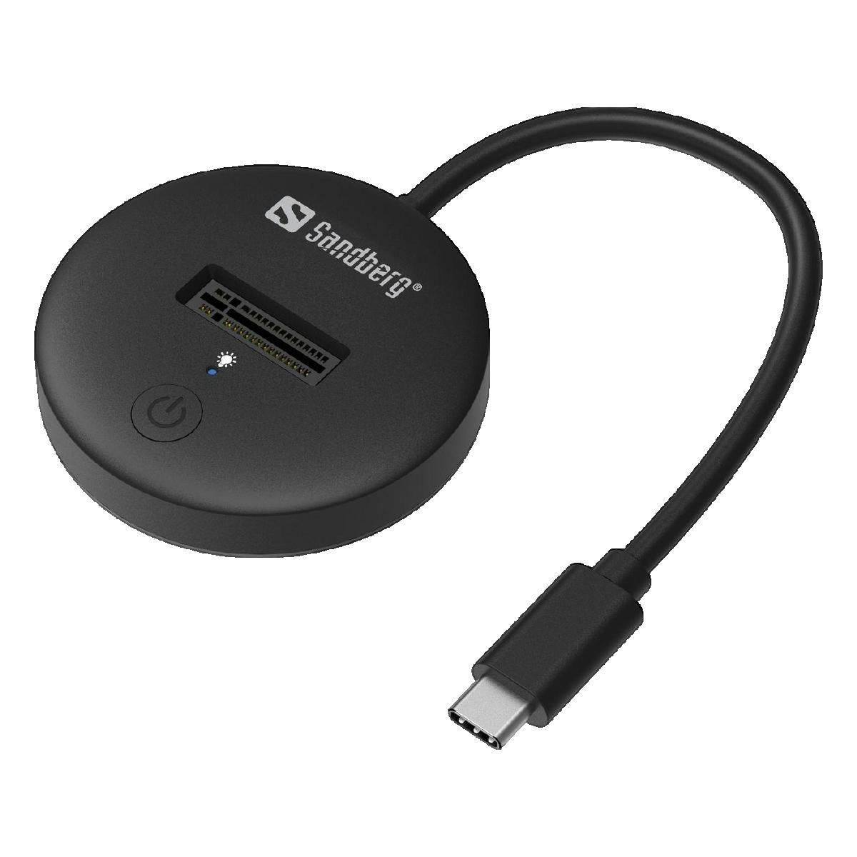 Sandberg Station d'accueil pour disques SSD Sandberg USB 3.2 Noir