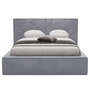 Voir la diapositive 1 : BEST MOBILIER Eros - lit coffre - 140x200 cm - sommier inclus - en velours