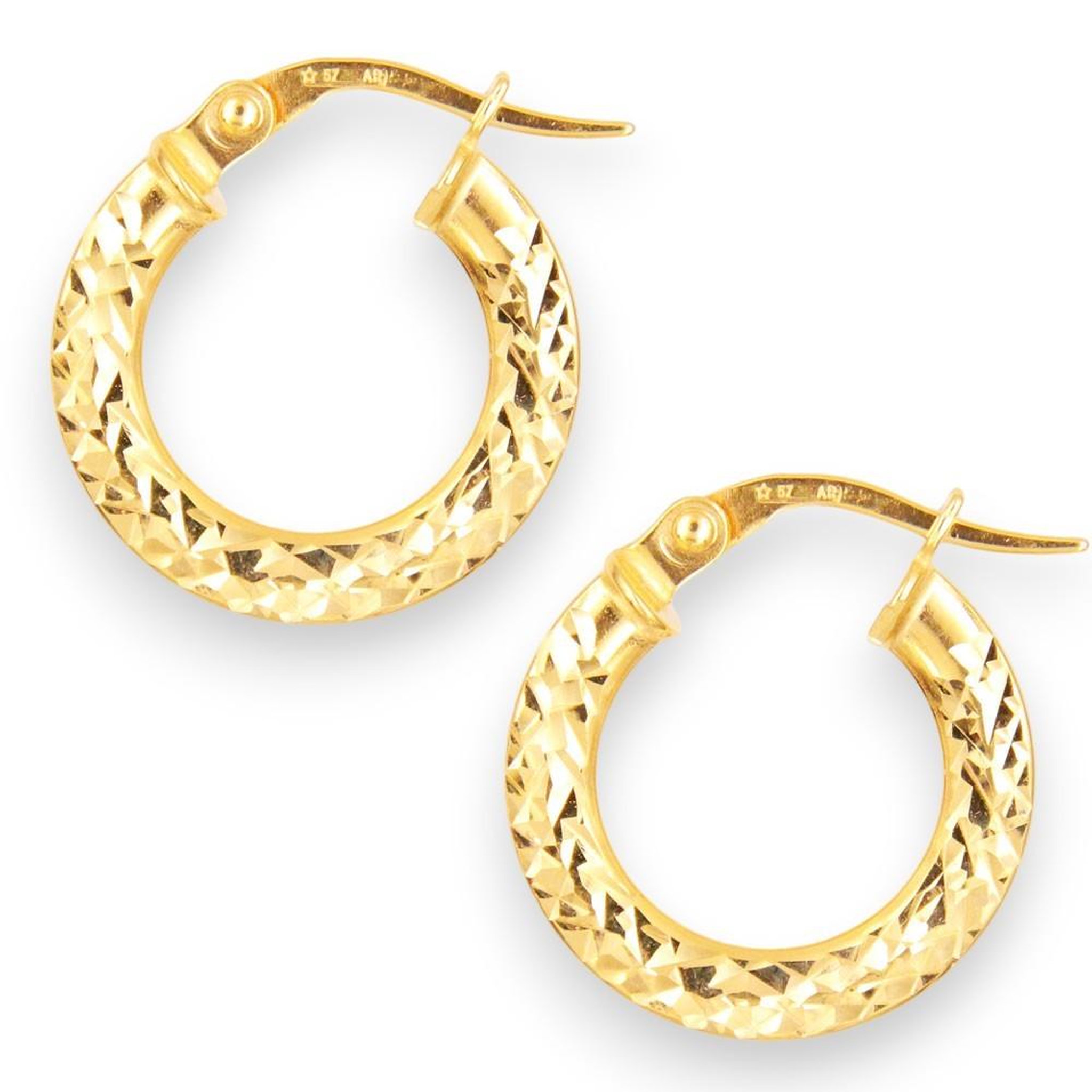 L'ATELIER D'AZUR Boucles d'Oreilles Créoles - Or Jaune - Femme