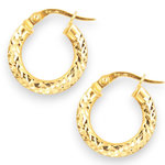 L'ATELIER D'AZUR Boucles d'Oreilles Créoles - Or Jaune - Femme