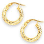 Voir la diapositive 1 : L'ATELIER D'AZUR Boucles d'Oreilles Créoles - Or Jaune - Femme