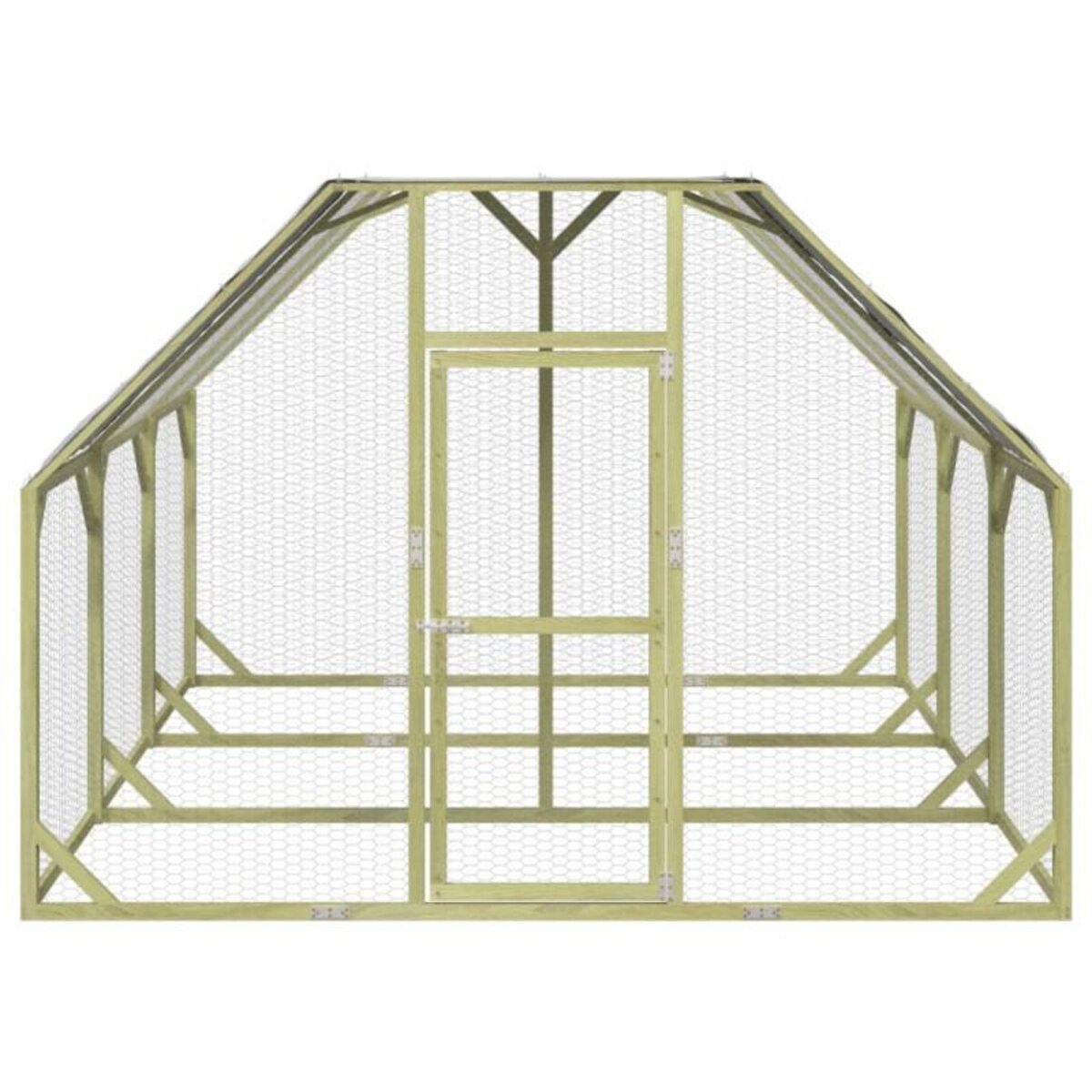 VIDAXL Poulailler 268x300x190 cm Bois de pin massif imprégné