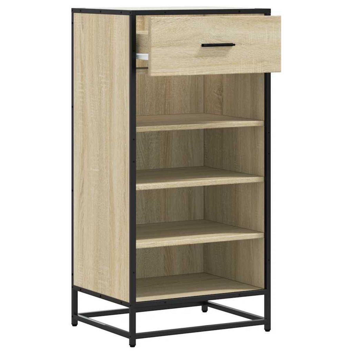 VIDAXL Etagere a chaussures chene sonoma 48x38x97,5 cm bois ingenierie