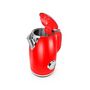 Voir la diapositive 3 : KITCHENCOOK Bouilloire Style Rétro Avec Filtre Calcaire Retro Tea Rouge Kitchencook