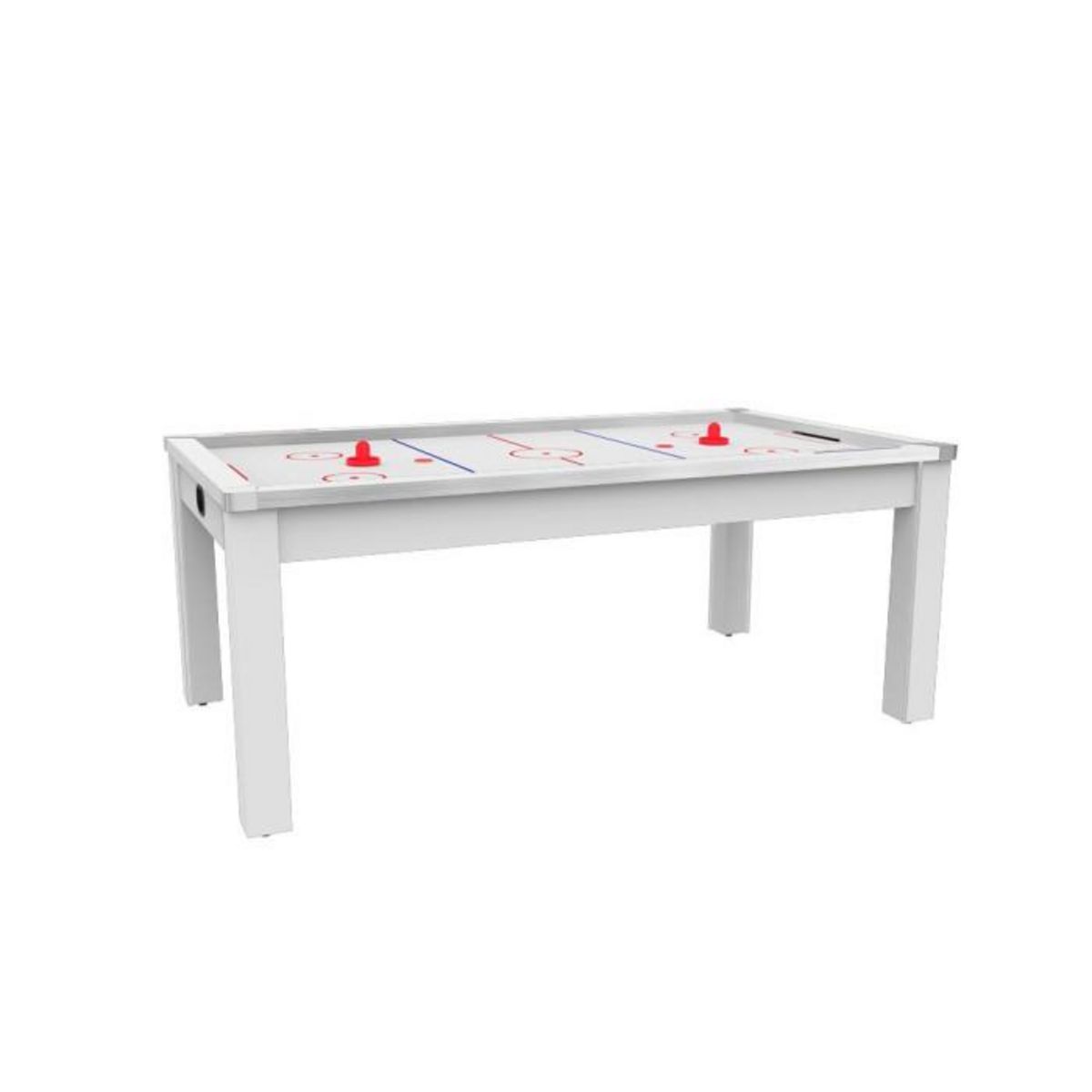 Paris Prix Table de Air Hockey Convertible  Calgary  213cm Blanc