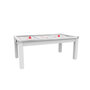 Voir la diapositive 5 : Paris Prix Table de Air Hockey Convertible  Calgary  213cm Blanc
